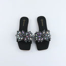 Black Crystal Flower-F015
