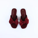 Red Satin Bow-F002