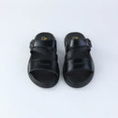 Black Slip-On Slippers for Kids-BT-002