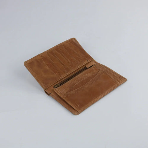 Leather Long Wallet-W001