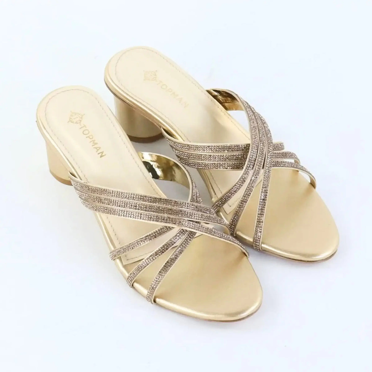 Prime Weave Heels – Golden