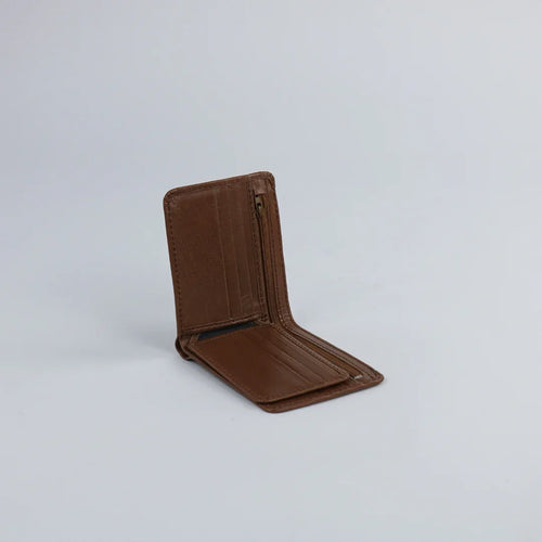 Brown Leather Wallet-W007