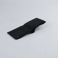 Black Leather Wallet-W013