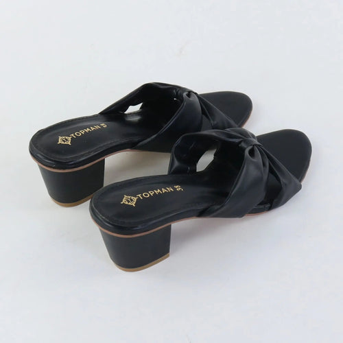 Velora Bow Heels – Black