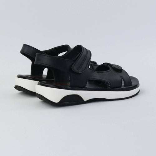 Black Step Sandals
