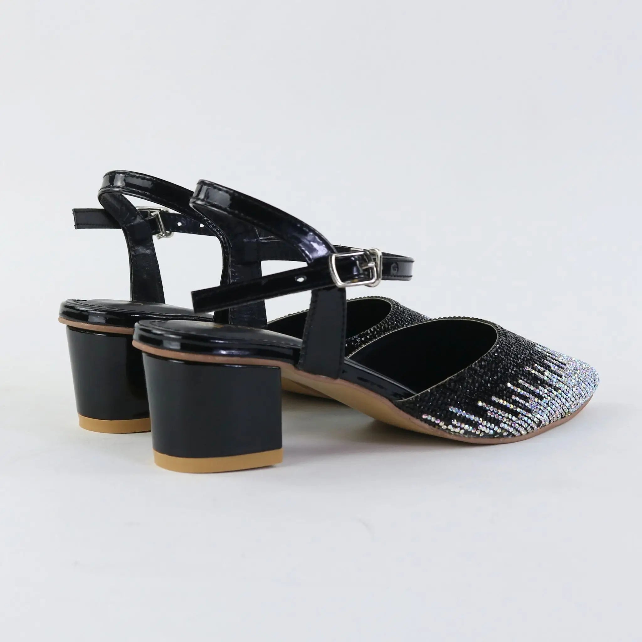 Diamond Dusk Heels – Black