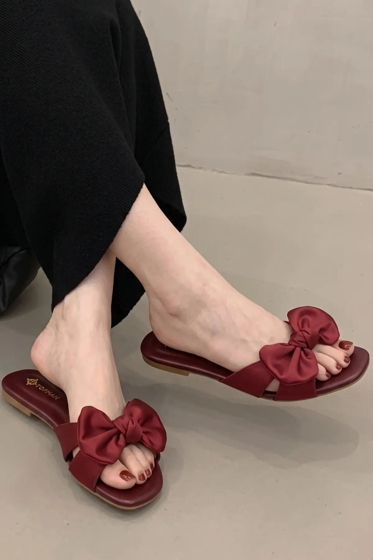 Red Satin Bow