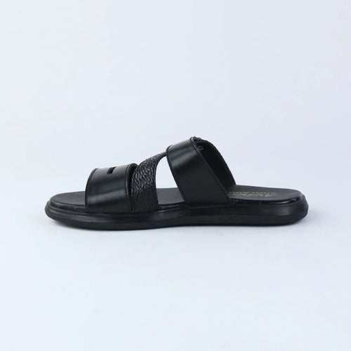 Black Slip-On Slippers for Kids-BT-002