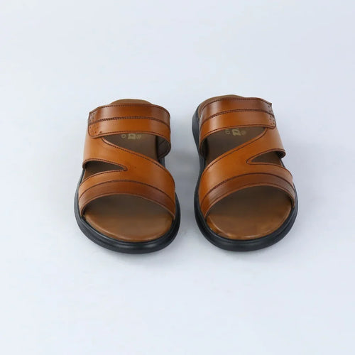 Kids Cross Strap Mustard Slippers-BT-003