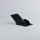 Black Leather Wallet-W002
