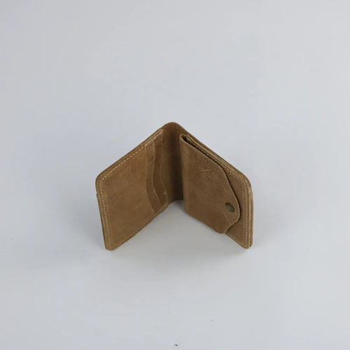 Camel Leather Wallet-W012