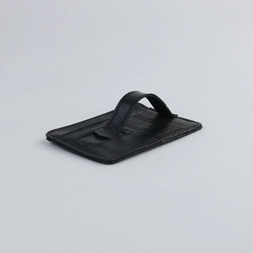 Black Leather Card Holder-CH001