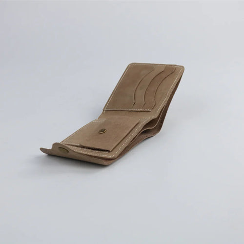 Camel Leather Wallet-W003