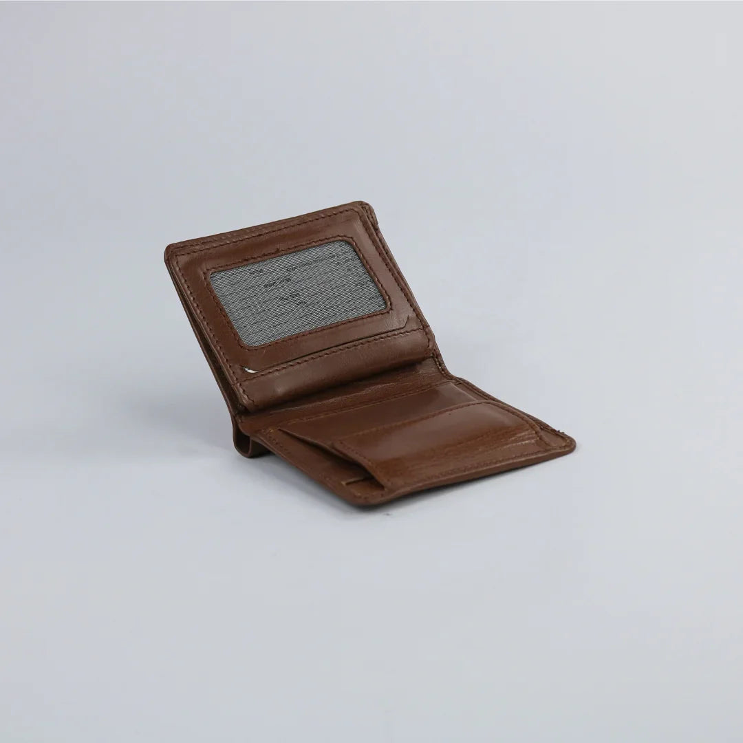 Brown Leather Wallet-W015