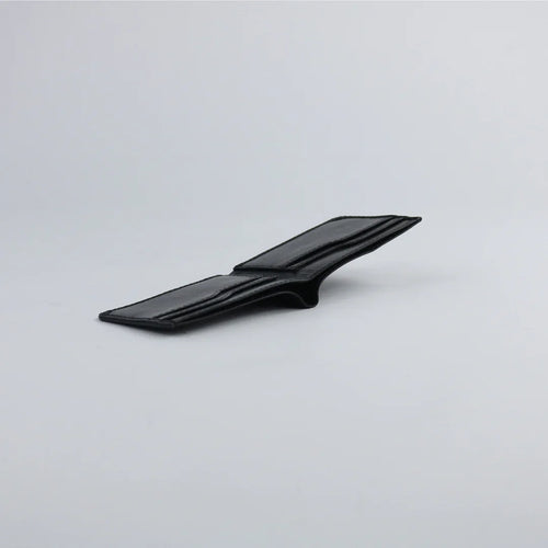 Black Leather Wallet-W010