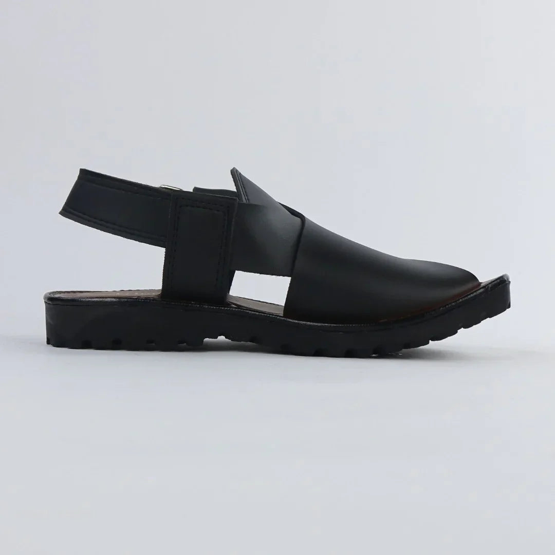 Traditional Black Peshawari-P003