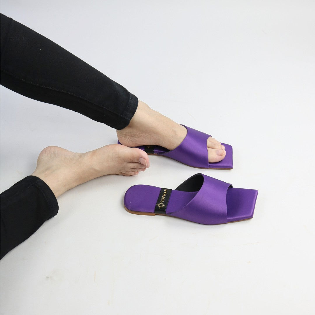 Purple Elegance Flats