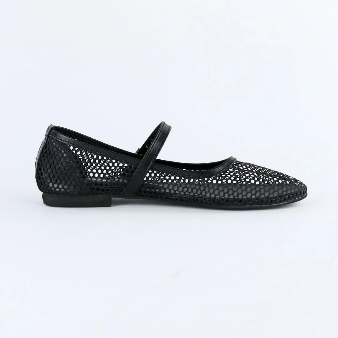 Noir Ballet Net Pumps