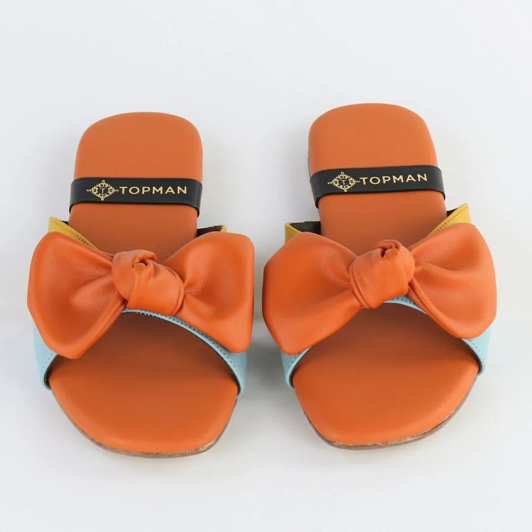 Sunset Satin Bow