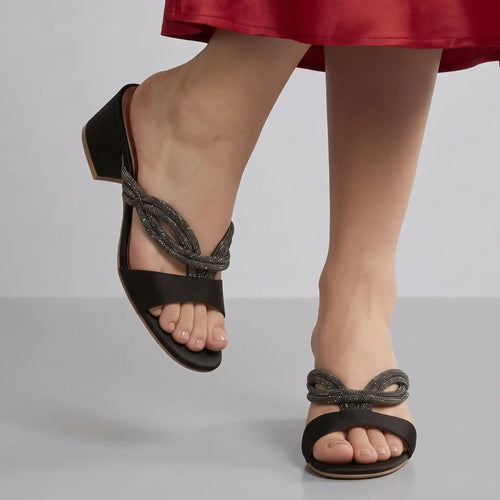 Noir Spark Heels