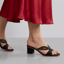 Noir Spark Heels