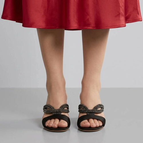 Noir Spark Heels
