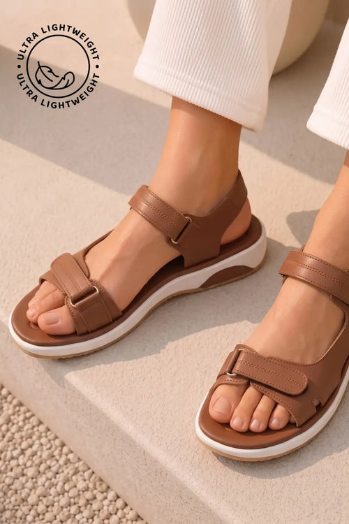 Brown Step Sandals