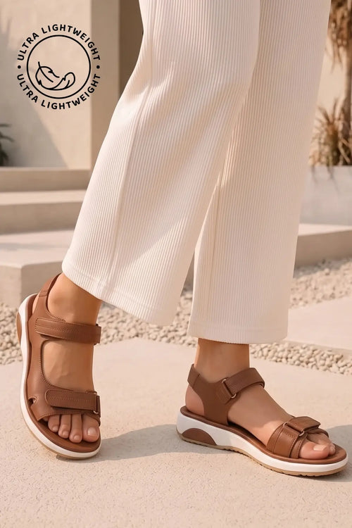 Brown Step Sandals