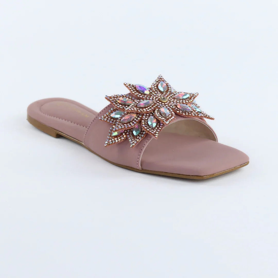 Pink Crystal Flower-F014