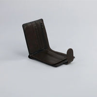 Classic Black & Brown Leather Wallet-W020