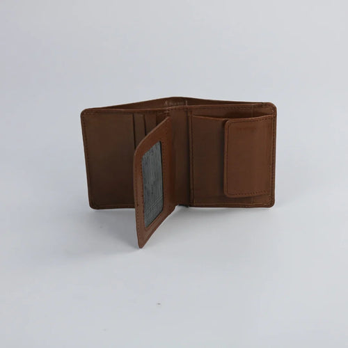 Brown Leather Wallet-W015