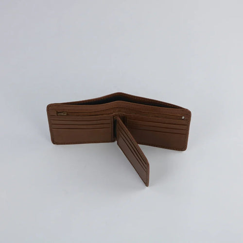 Brown Leather Wallet-W007