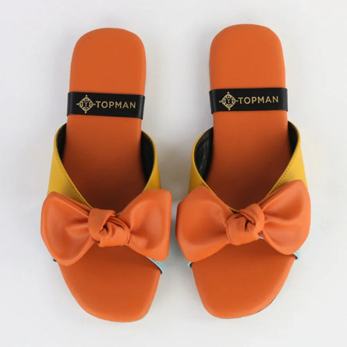 Sunset Satin Bow