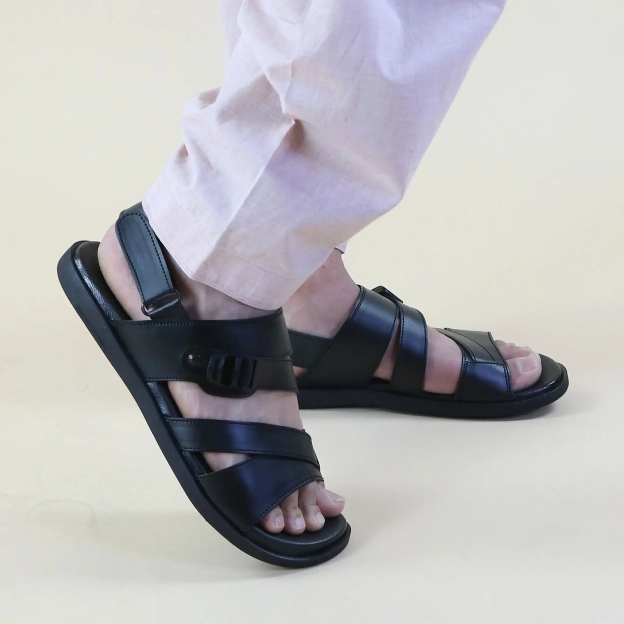 Topman Classic Sandal – Black
