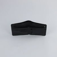 Black Leather Wallet-W002