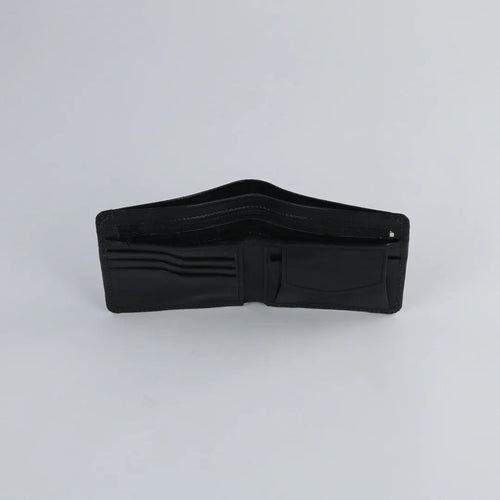 Black Leather Wallet-W002