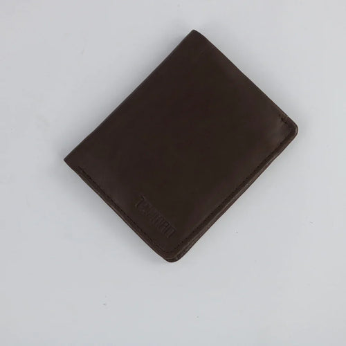 Dark Brown Leather Wallet-W019