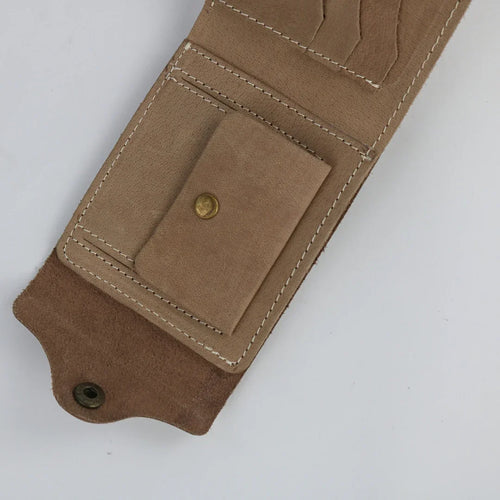 Camel Leather Wallet-W003