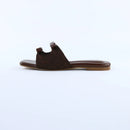 Brown Dual Strap Slip-On-F007