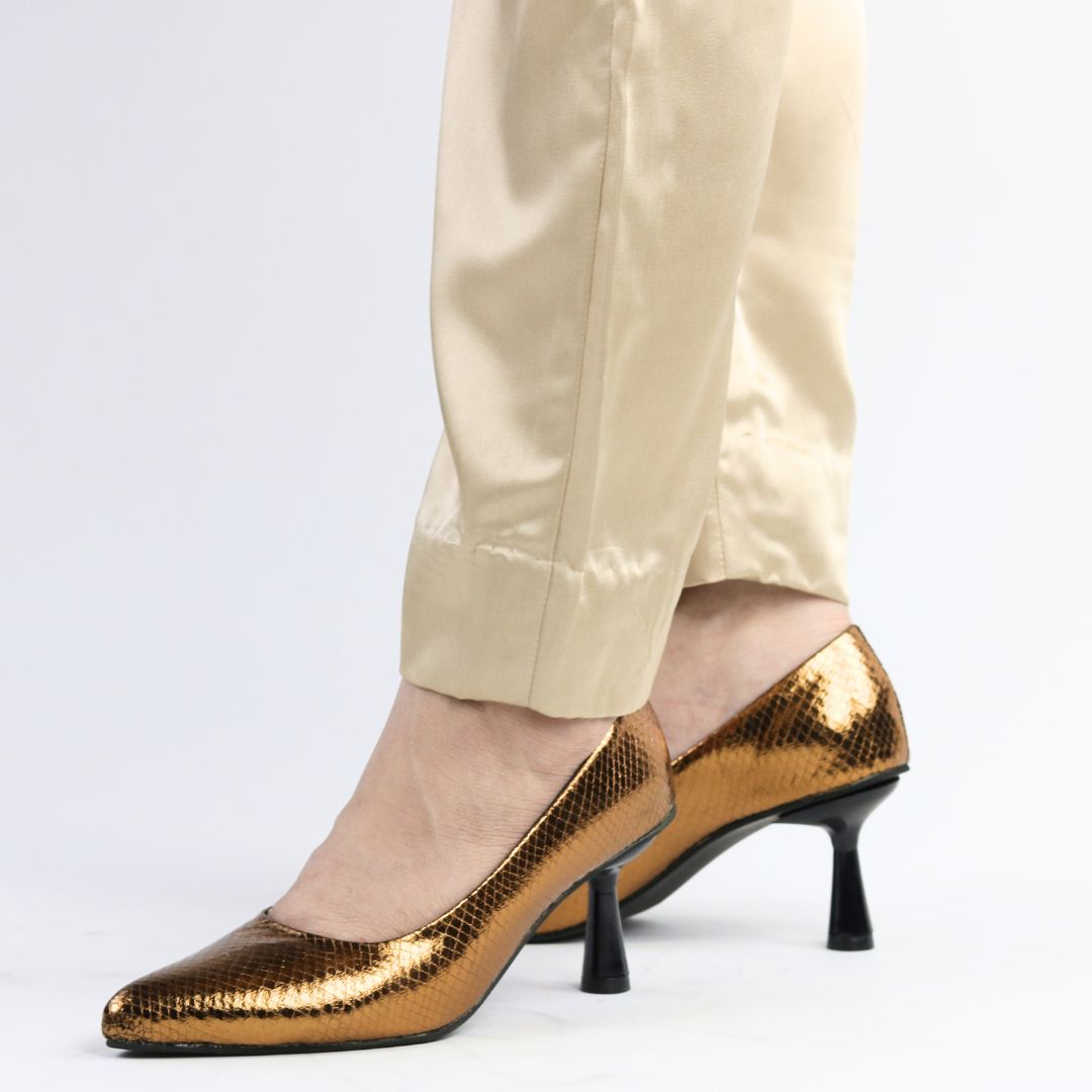 Bronze Diva Coat Shoe