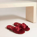 Red Charm Flats