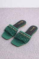 Ruffle Flats – Green