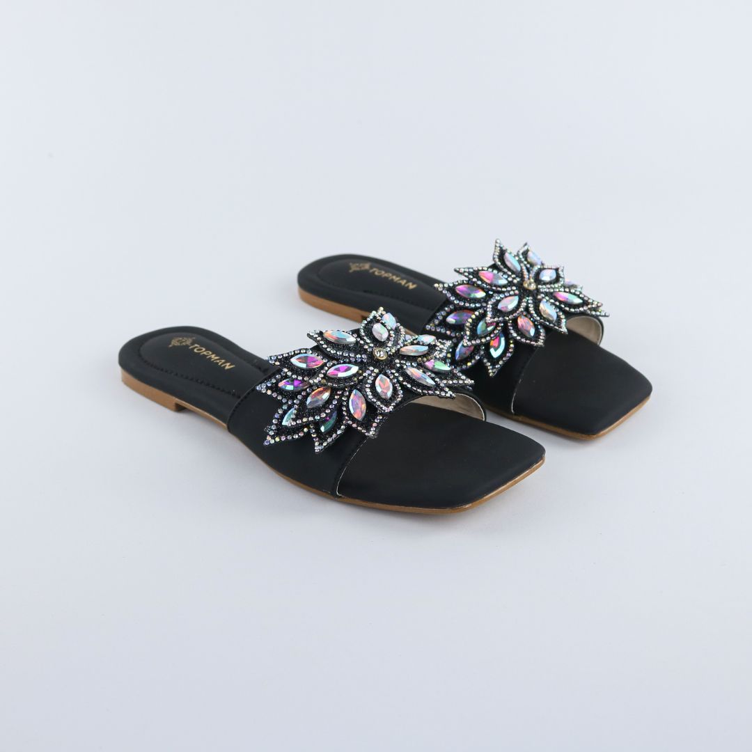 Black Crystal Flower