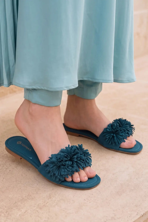 Teal Blue Flats