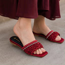 Ruffle Flats – Red
