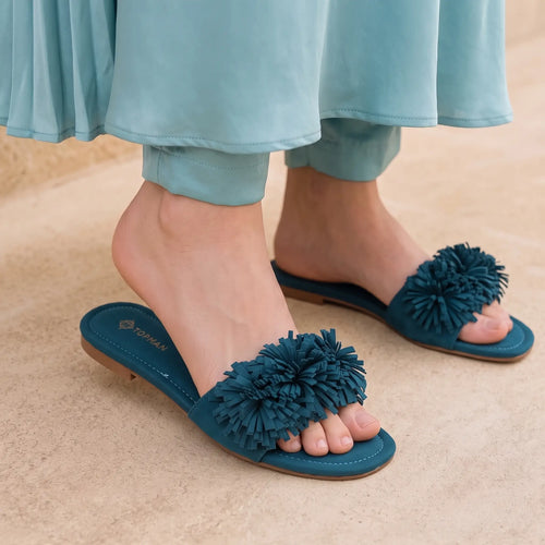 Teal Blue Flats