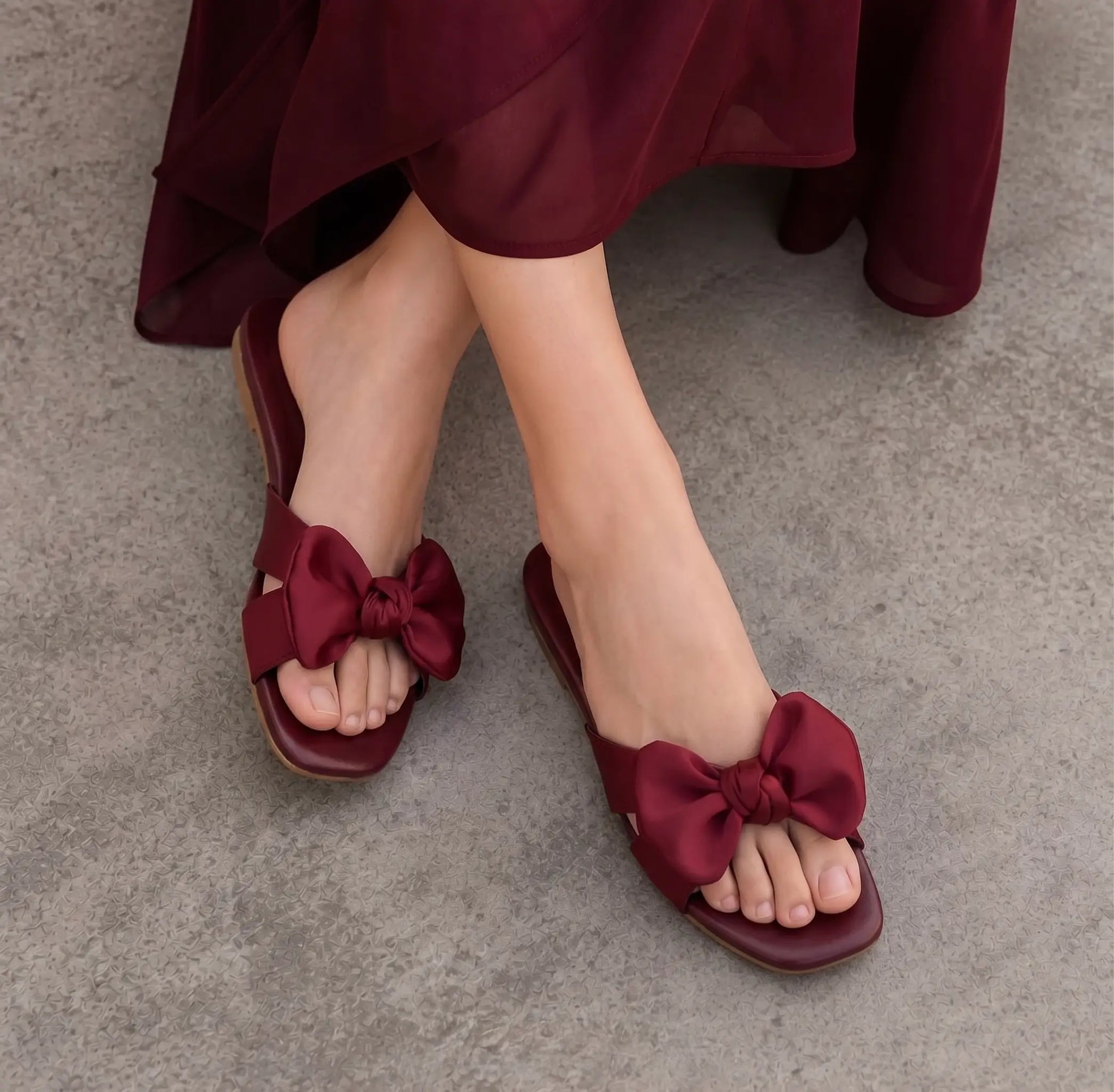 Red Satin Bow