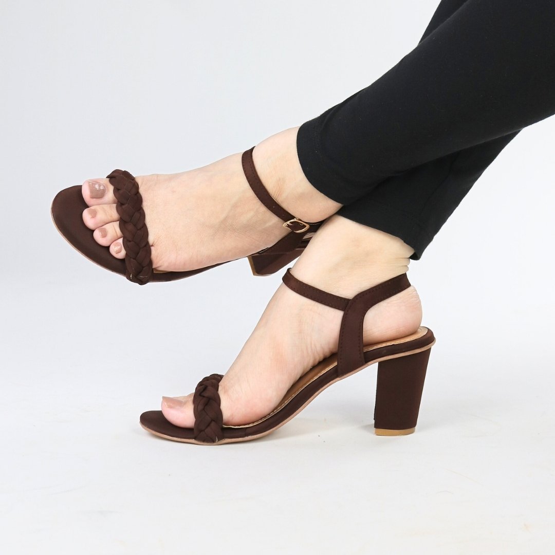 Brown Glam Heels