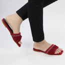 Red Ruffle Sliders