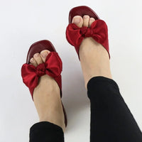 Red Satin Bow